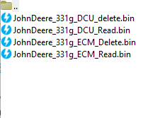 John Deere 331G delete