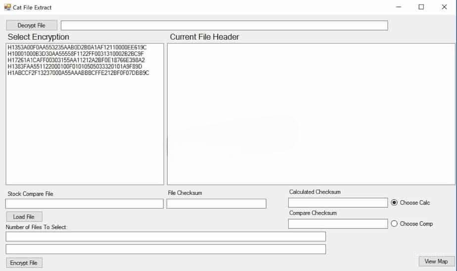Cat Flash Files Editor Tool