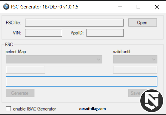 BMW FSC GENERATOR V1.0.1.5 BMW FSC GENERATOR V1.0.1.5